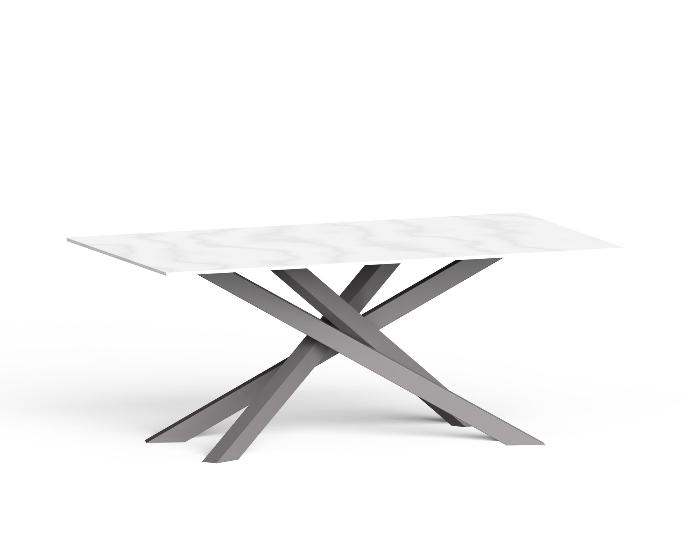 ZOÉ. Table avec vérins de réglage (+/- 5mm) - Cadre support plateau 1360*710mm