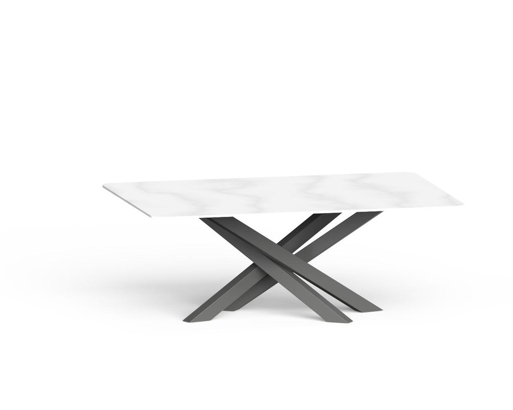 ZOÉ. Table basse avec vérins de réglage (+/- 5mm)