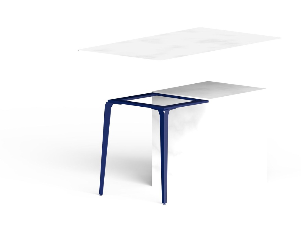 VALENCE. Demi table avec vérins de réglage (+5mm)