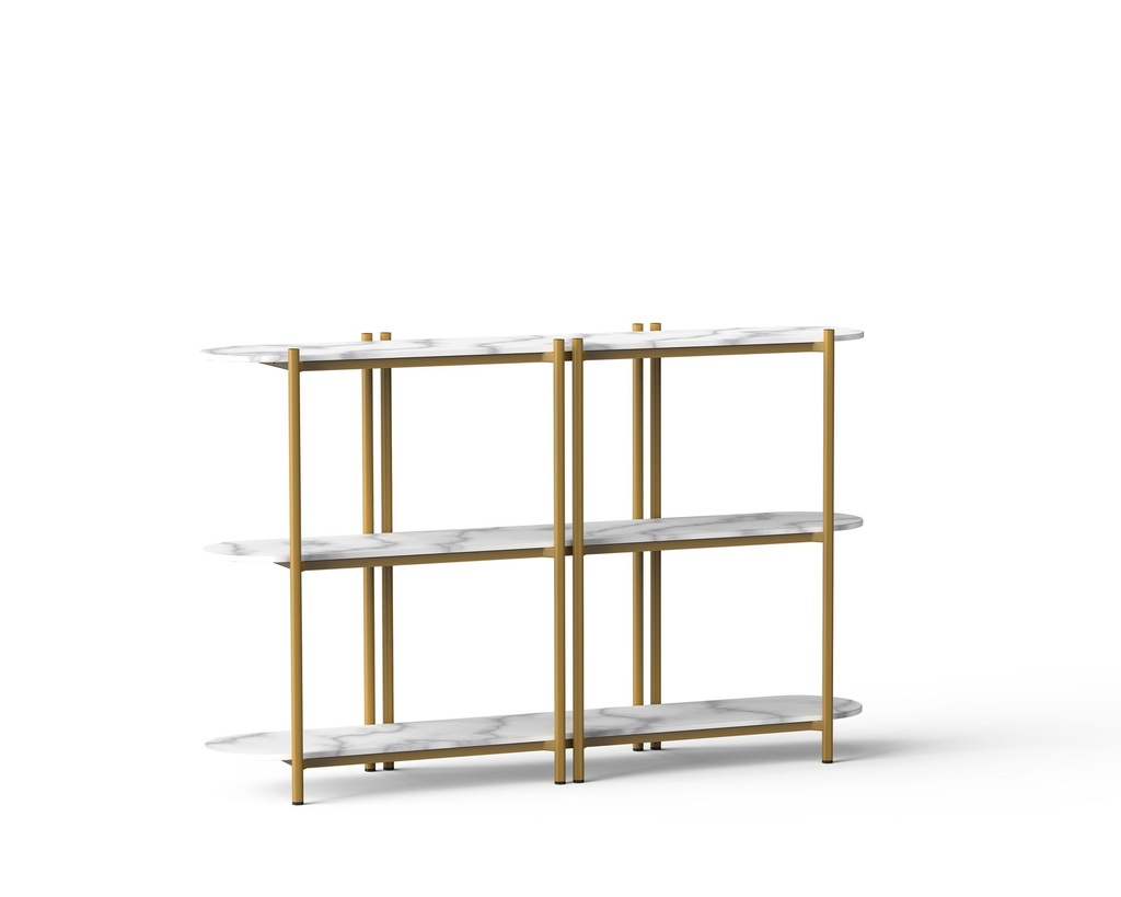 DUO. Étagère - Échelle en tube ⌀22mm modulaire