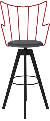 WELL. tabouret bar H.80 pivotant